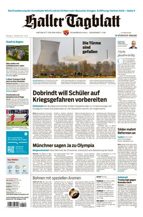 Cover of Haller Tagblatt