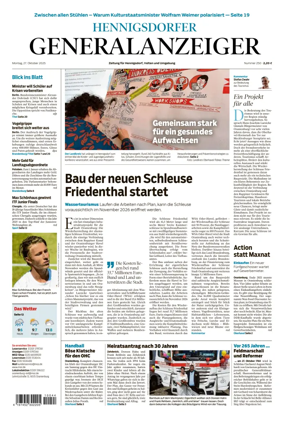 Cover of Hennigsdorfer Generalanzeiger