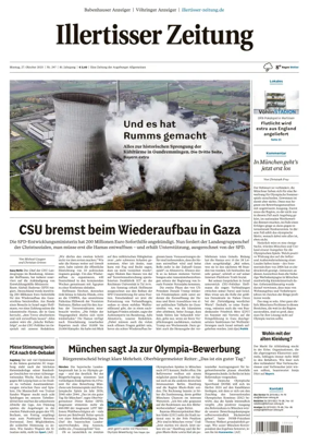 Cover of Illertisser Zeitung