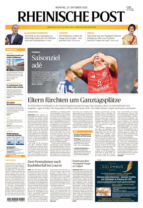 Cover of Rheinische Post – Düsseldorf Mitte/West/Ost/Nord/Süd