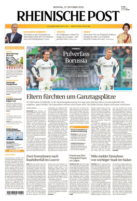 Cover of Rheinische Post - Mönchengladbach and Korschenbroich