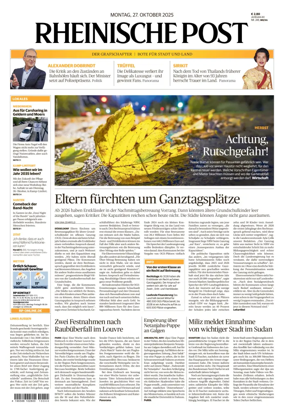 Cover of Rheinische Post - Xanten and Moers