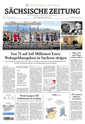 Cover of Sächsische Zeitung (Riesa)