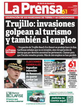 Cover of Diario La Prensa