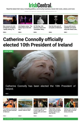 Cover of Irish Central