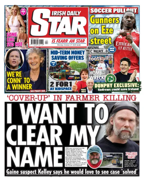 Cover of Irish Daily Star