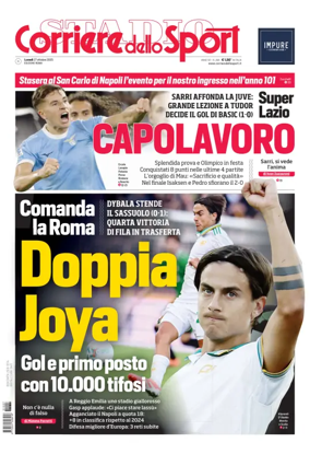 Cover of Corriere dello Sport (Lazio)