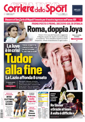Cover of Corriere dello Sport