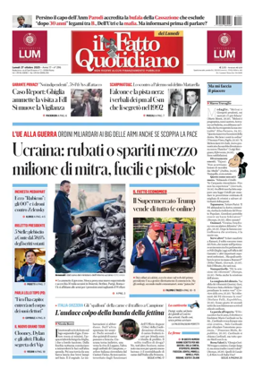 Cover of Il Fatto Quotidiano