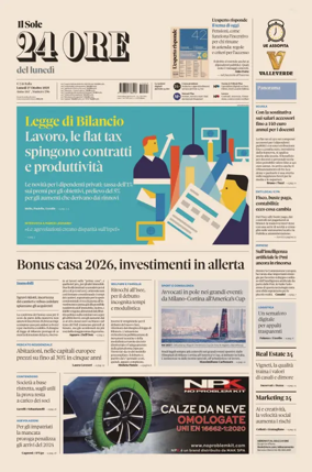 Cover of Il Sole 24 Ore