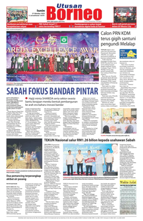 Cover of Utusan Borneo (Sabah)