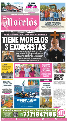 Cover of Diario de Morelos