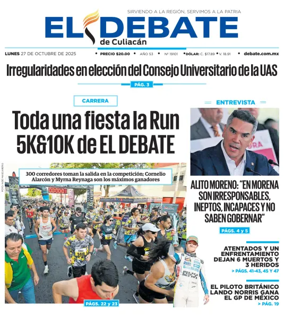 Cover of El Debate de Culiacán