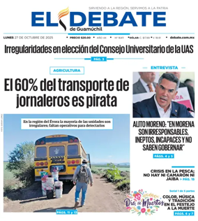 Cover of El Debate de Guamuchil