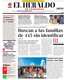 Cover of El Heraldo de Chihuahua