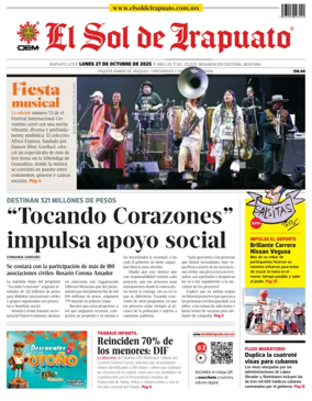 Cover of El Sol de Irapuato