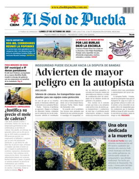 Cover of El Sol de Puebla