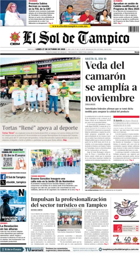 Cover of El Sol de Tampico