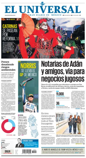 Cover of El Universal