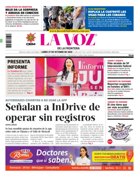 Cover of La Voz de la Frontera