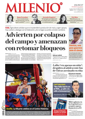 Cover of Milenio Jalisco