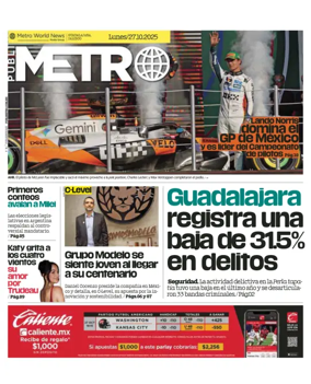 Cover of Publimetro Guadalajara