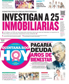 Cover of Quintana Roo Hoy