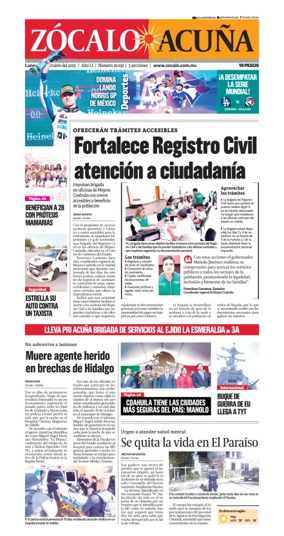 Cover of Zócalo Acuña