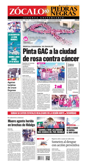 Cover of Zócalo Piedras Negras