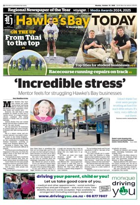 Cover of Hawke's Bay Today