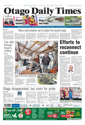 Cover of Otago Daily Times