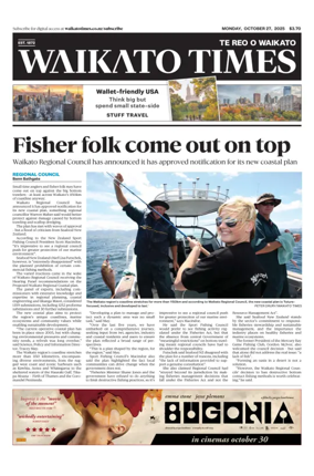 Cover of Waikato Times