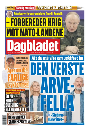 Cover of Dagbladet