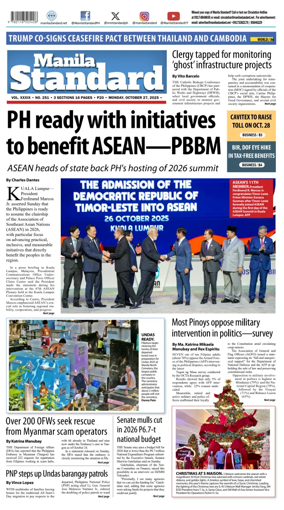 Cover of Manila Standard