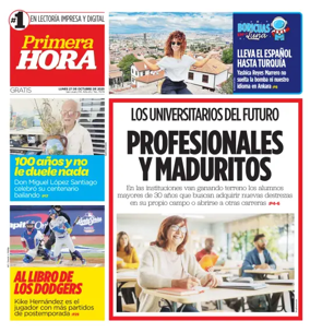 Cover of Primera Hora