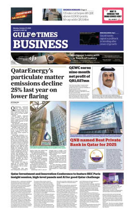 Cover of Gulf Times Business