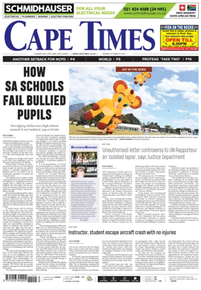 Cover of Cape Times