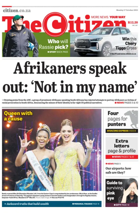 Cover of The Citizen (KZN)