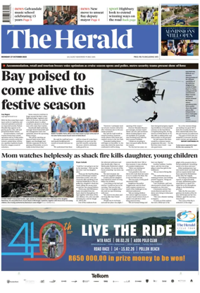 Cover of The Herald (South Africa)