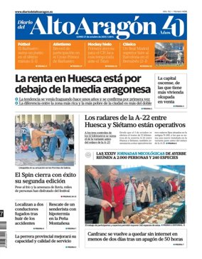 Cover of Diario del Alto Aragón