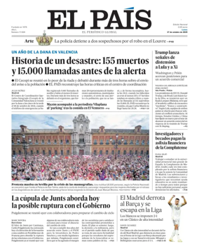 Cover of El País (Galicia)