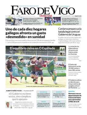 Cover of Faro de Vigo (Ourense)