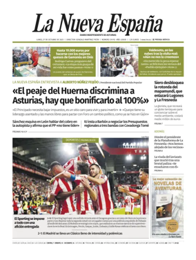 Cover of La Nueva España