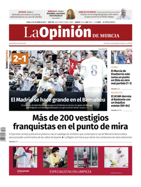 Cover of La Opinión de Murcia