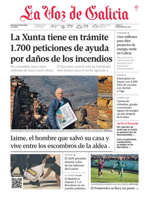 Cover of La Voz de Galicia (Arousa)