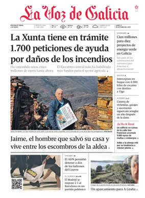 Cover of La Voz de Galicia (Ferrol)