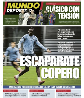 Cover of Mundo Deportivo (Gipuzkoa)