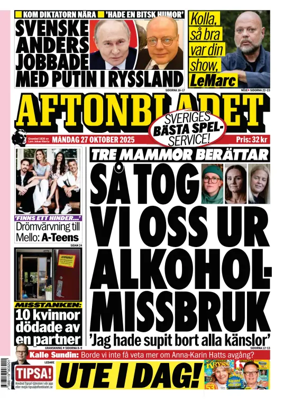 Cover of Aftonbladet