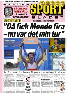Cover of Sportbladet
