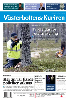 Cover of Västerbottens-Kuriren